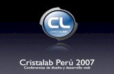 Presentación de Cristalab Peru 2007