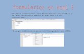 Formulario de html 5