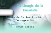 5  la liturgia de la eucaristía (consagración)