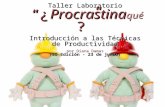 Taller "Procrastinaqué"-Segunda edición