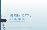 HERNIAS CONGENITAS PRESENTACION