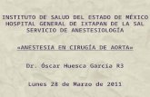 Anestesia en Cirugía de Aorta