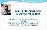 Malnutrición por micronutrientes