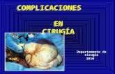 5. complicaciones en cirugía