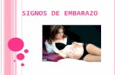 Diapositiva signos de embarazo