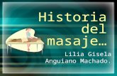 Historia del masaje