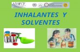 Inhalantes  y solventes