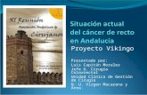 Situación actual del cáncer de recto en Andalucía (2010)1