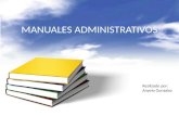 manual administrativo y su clasificación,tipos