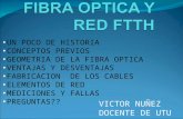 Fibra optica y red ftth charla