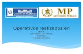 Operativos Jalapa y Santa Rosa, Conferencia de Prensa 6 de mayo 2013