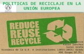 Políticas de reciclaje en la Unión Europea