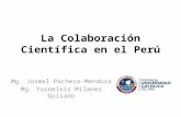 La colaboración científica en el Perú.