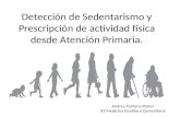 Valoración de Sedentarismo y Prescripción Ejercicio Físico desde Atención Primaria (por Andreu Fontana)