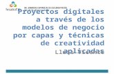 Proyectos digitales a través del modelos de negocio por capas y técnicas de creatividad aplicadas