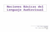 Nociones básicas del lenguaje audiovisual