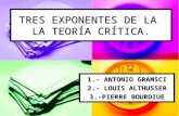 Tres Exponentes De La  La TeoríA CríTica