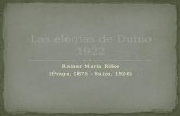 Rainer Maria Rilke: Las elegías de Duino