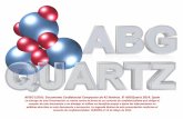 Presentación abg quartz 2014 en español