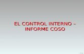 El control interno - Informe COSO