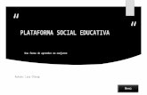 Plataforma social educativa