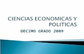 Ciencias Economicas Y Politicas   PresentacióN.