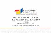 Oportunidades alianza del pacífico para perú, agroindustria, cali, 01 de octubre 2013