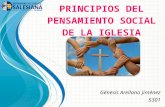 PRINCIPIOS DEL PENSAMIENTO SOCIAL DE LA IGLESIA