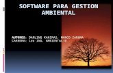 Software para gestion ambiental