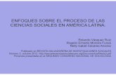 Desarrollo ciencias sociales en América Latina y Centroamérica