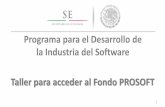 Programa para el desarrollo del software (prosoft)