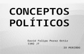 Conceptos políticos 4 Periodo.
