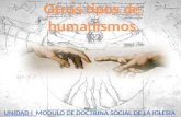 Otros tipos de humanismo (Doctrina Social de la Iglesia Catolica)