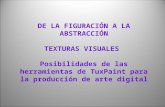 Texturas visuales en TuxPaint