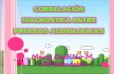 Correlación Diagnostica entre pruebas Audiologicas