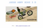 Juego Army Bike 3 D