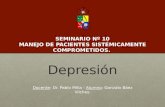 Seminario 10 Depresión y Odontología. Gonzalo Báez