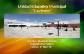 Unidad Educativa Municipal "Calderón" (BIOLOGÍA)