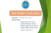 Weber y Marx sociología IV ciclo
