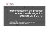 Avance en la implementación del proceso simplificado para Abrir un Negocio en Honduras (20 MAR 2015)