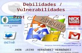 Debilidades / Vulnerabilidades Protocolos de Red