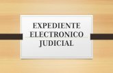 EXPEDIENTE ELECTRONICO JUDICIAL