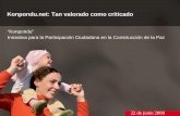 Konpondu - Curso de Verano UPV - Parlamento Vasco - Politika 2.0