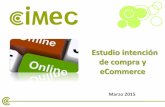 Imágenes estudio CIMEC,intención de compra y e commerce