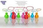 MAPA CONCEPTUAL: LA COMUNICACION