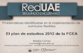 Implementación plan estudios 2012 FCEA