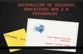 Integración de Recursos educativos Web 2.0 personales
