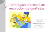 Estrategias de resolución de conflictos