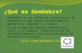 ¿Qué es geogebra?