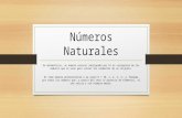 Números naturales-Propiedades y Ejemplos